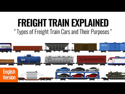 Freight Train Cars Explained : Types of Freight Train Cars and Their Purposes