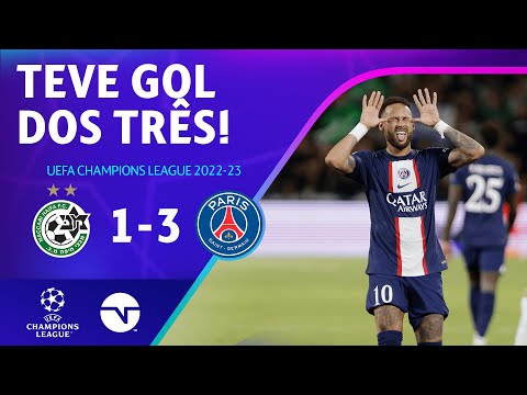 Gols e lances de Maccabi Haifa x PSG
