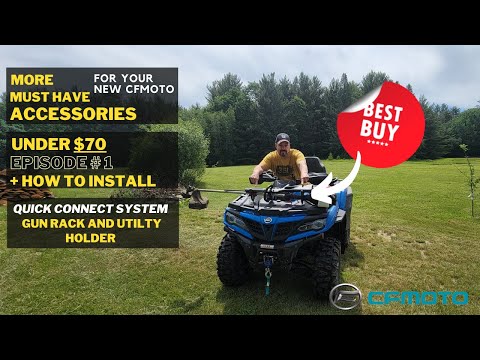 CFMOTO QUICK ATTACH SYSTEM GUN RACK & FLEX GRIP UTILITY HOLDER