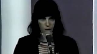 Patti Smith  - Lullaby (I Was Working Real Hard) - Mike Douglas Show 1977