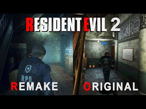 Resident Evil 2 - Remake vs Original Comparison