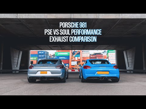 Porsche 981 PSE vs Soul Exhaust comparison