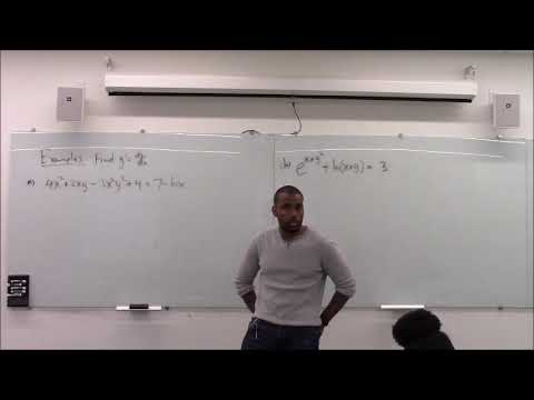 Math 1203-R04 Lecture 16 - Still More Implicit Differentiation and Log Differentiation