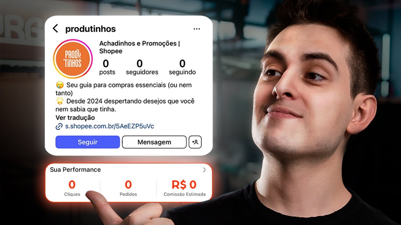Fature MUITO com a SHOPEE! VEJA como COMEÇAR um PERFIL do ZERO e GANHAR DINHEIRO!