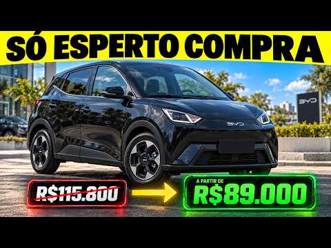 🔥🚨 4 BYD USADOS QUE VIRARAM NEGÓCIO — TEM ELÉTRICO A PARTIR DE R$ 89 MIL E SUV DE RESPEITO!