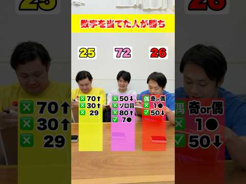友達の数字を当てるゲーム #数字当て #ゲーム