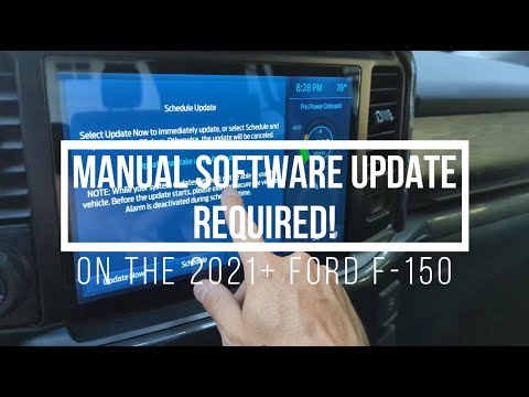 Manual Software Update Required on 2021+ Ford F-150!