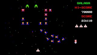 Sharp MZ-2500 Game: Galaga (1985 Dempa / Namco)