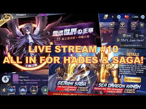 Saint Seiya: Awakening Kanon + Saga & Hades Gacha! 聖鬥士星矢 覺醒