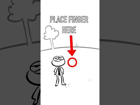 PLACE FINGER HERE 😝 (Animation Meme) #shorts