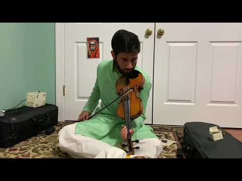 Madhu Vadlamani Violin solo - RagaratnamAlikacE (Reetigowla) of Tyagaraja