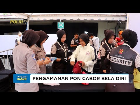 POLRES KUDUS LAKSANAKAN PENGAMANAN PON CABOR BELA DIRI TAHUN 2025