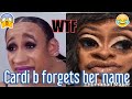 Cardi b forgets her own name in this interview