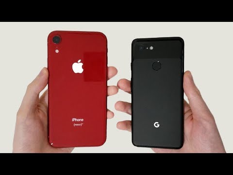iPhone XR vs Google Pixel 3 Speed Test & Speakers!