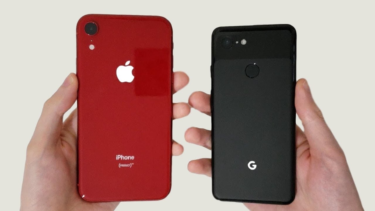 iPhone XR vs Google Pixel 3 Speed Test & Speakers!