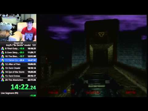 Doom 64 (Be Gentle) Speedrun - 39:39