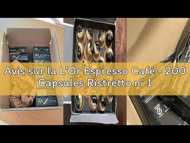 Vídeo relacionado con Nespresso Original - Paquete de 200 cápsulas de café Roma - Intensidad 8 - Para Ristretto & Espresso - (20 paquetes de 10 unidades)