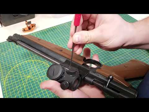 Crosman 1377 Barrel-Mounted Picatinny Rail for Red Dot Installation