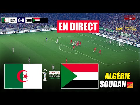 🔴EN DIRECT : Algérie vs Soudan | Simulation de jeu eFootball PES 21