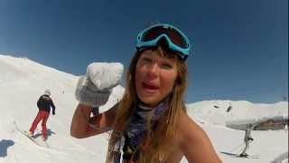 Dasha Dance Bikini Snowboarding/ Georgia-Gudauri