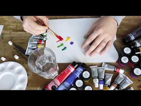 Daler Rowney Simply Acrylic Paints Set Of 12 & 24 Pcs