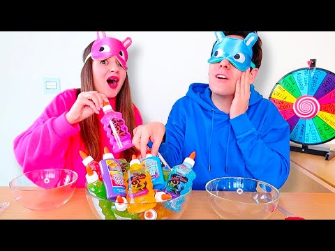 3 COLORI DI COLLA SLIME CHALLENGE!