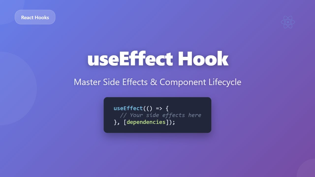 React useEffect Hook: The Ultimate Beginner's Guide (2025)