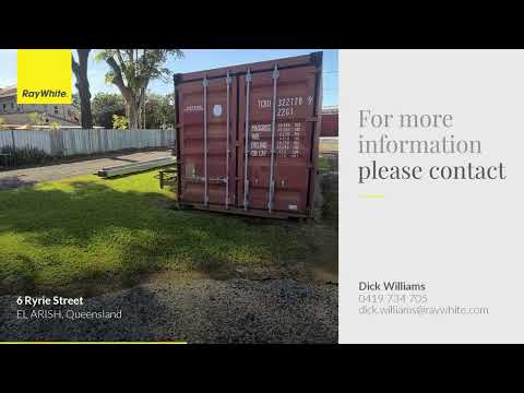 6 Ryrie Street, El Arish, QLD 4855, 0 rūma, 0 rūma horoi, Section