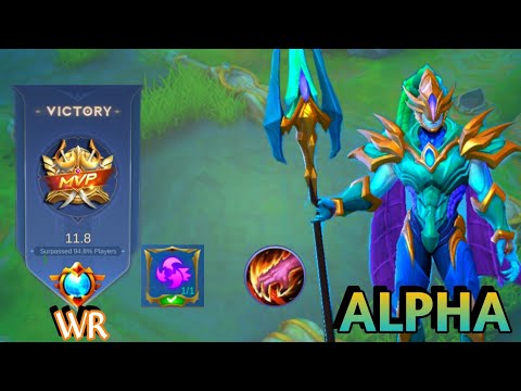 ALPHA BEST BUILD 2021 | ALPHA TOP 1 GLOBAL BUILD | ALPHA BUILD EMBLEM | ALPHA GAMEPLAY BROLIN KH ✅