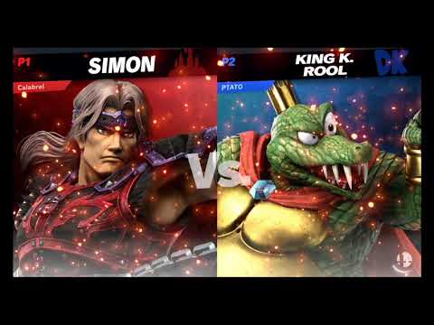 Calabrel (Simon) vs DarkP0tat0 (Chrom, King K Rool) - Smash Ultimate 6.1.0