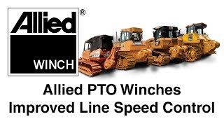 Allied PTO Winches: Improved Line Speed Control