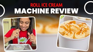 Roll Ice-cream Machine Review | Cheap Amazon Products Review 😭😭😭😭 | So Saute