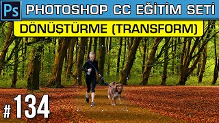 134: Dönüştürme Transform Araçları Nasıl Kullanılır | Photoshop Dersleri