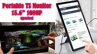 Uperfect 15.6" Touchscreen Portable Monitor - Great for Gaming, Travel, and Office