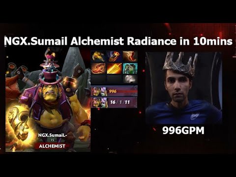 NGX.Sumail Alchemist Radiance in 10mins (Player Perspective) DPC Season 3 Division 2 - WEU