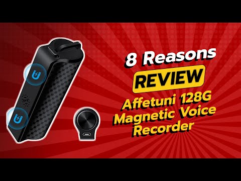 Affetuni 128G Magnetic Voice Recorder | 8 Reasons Why NOT to Buy! 🚫🎤