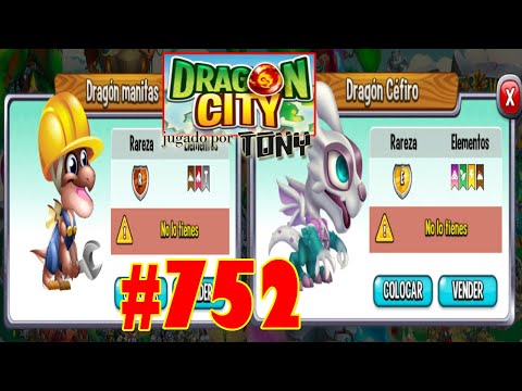 Dragon City "Capítulo 752 - El Dragón Manitas y Dragón Céfiro" por Tony
