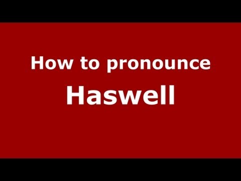 How to pronounce Haswell