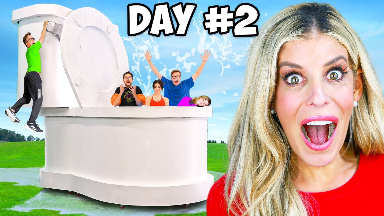 Last to Leave Brent Rivera’s Giant Toilet Wins $10,000