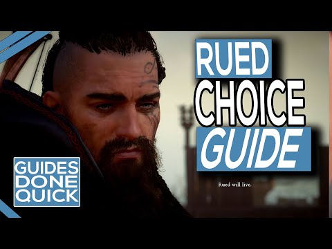 Assassin's Creed Valhalla Rued Will Die Or Rued Will Live Choice