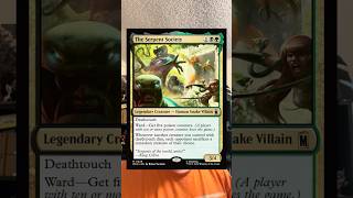 Serpent Society initial thoughts. #edh #mtg #magicthegathering #marvel #commander