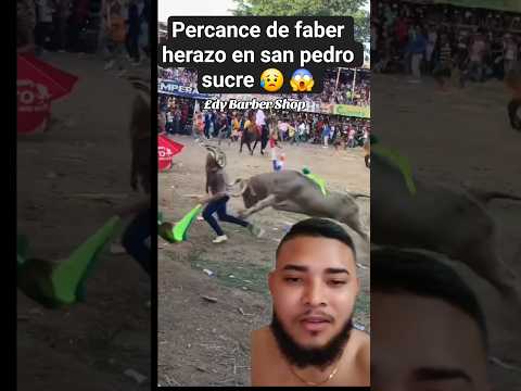 #Atención Percance 😮 De FABER HERAZO En San Pedro Sucre  #corralejas2025.  #ATENCION.#parati  #toros