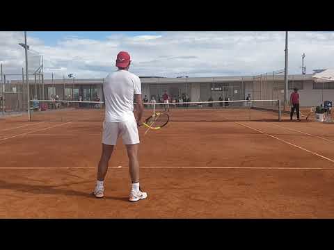 Rafael Nadal Training before Monaco 2019