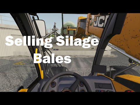 Selling Silage Bales (Chellington Valley) - Farming Simulator 19