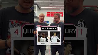 CARA A CARA DE SANTOS E CORINTHIANS! 👀 #shorts