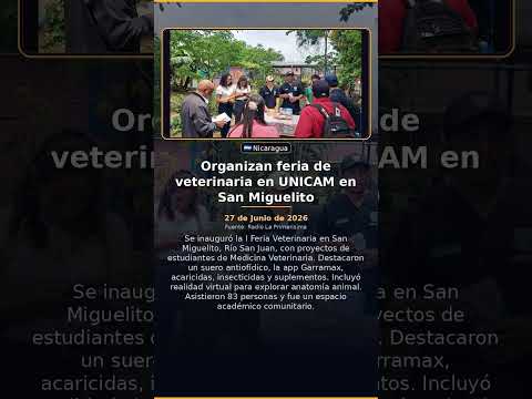 Organizan feria de veterinaria en UNICAM en San Miguelito