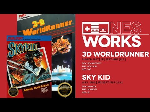 3-D WorldRunner & Sky Kid retrospective: Depth-defying debuts | NES Works #052