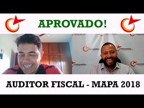 [ENTREVISTA] Thiago Scalia aprovado para o cargo de Auditor Fiscal - MAPA