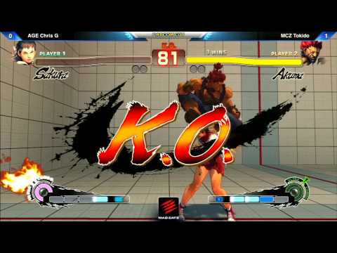 SSF4AE AGE Chris G vs MCZ Tokido - Capcom-Cup 2013