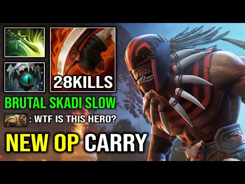 NEW Most Overpower Hero 13Min Ultrakills Brutal Flash Speed with Skadi Bloodseeker Dota 2
